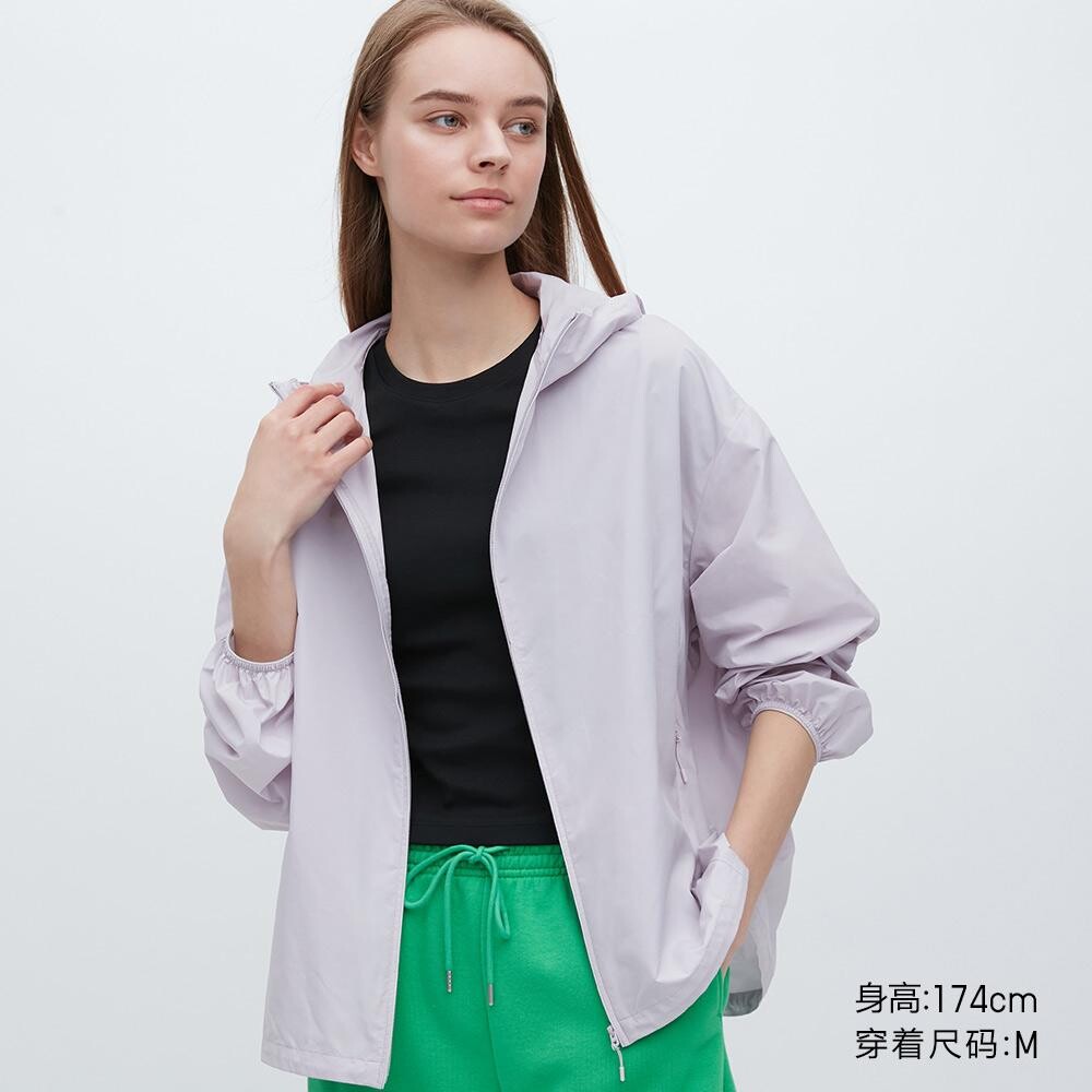 

Куртка с капюшоном Uniqlo, серый