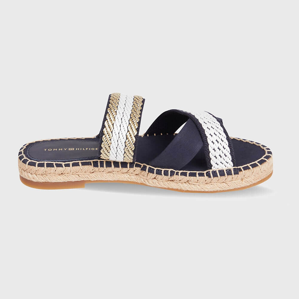 

Сандалии Tommy Hilfiger Gold Stripe Webbed, темно-синий