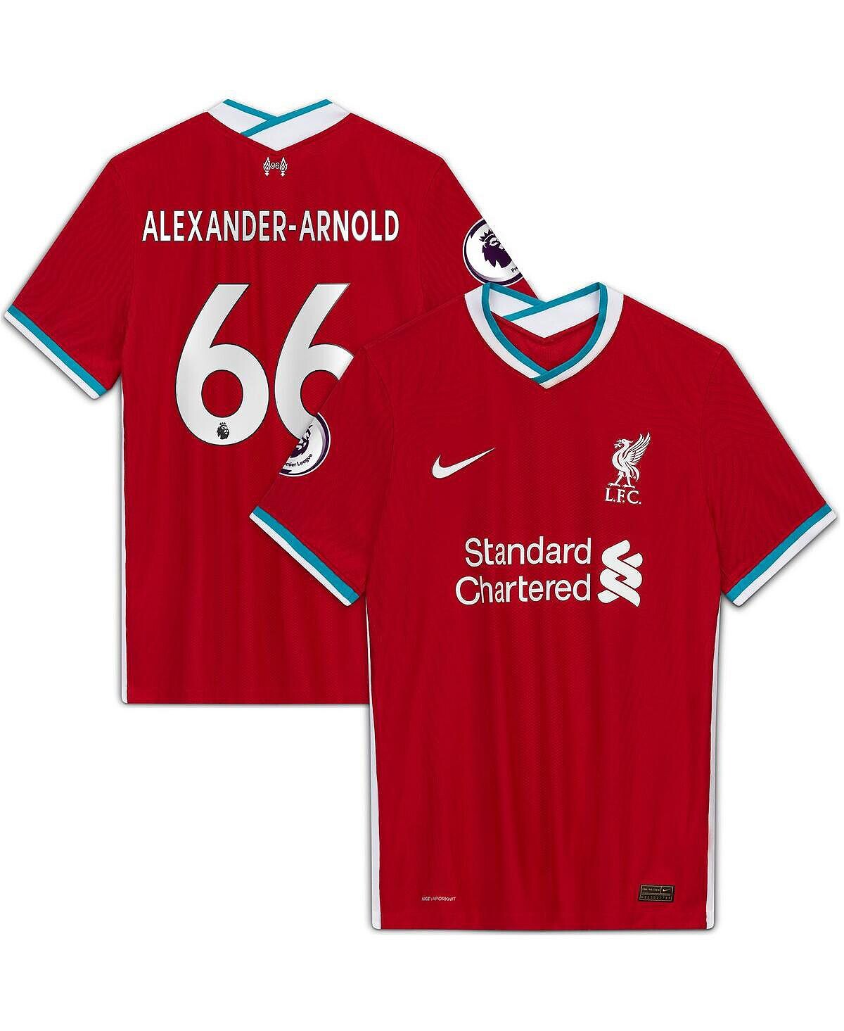 

Мужская футболка trent alexander-arnold red liverpool 2020/21 home authentic player jersey Nike, красный