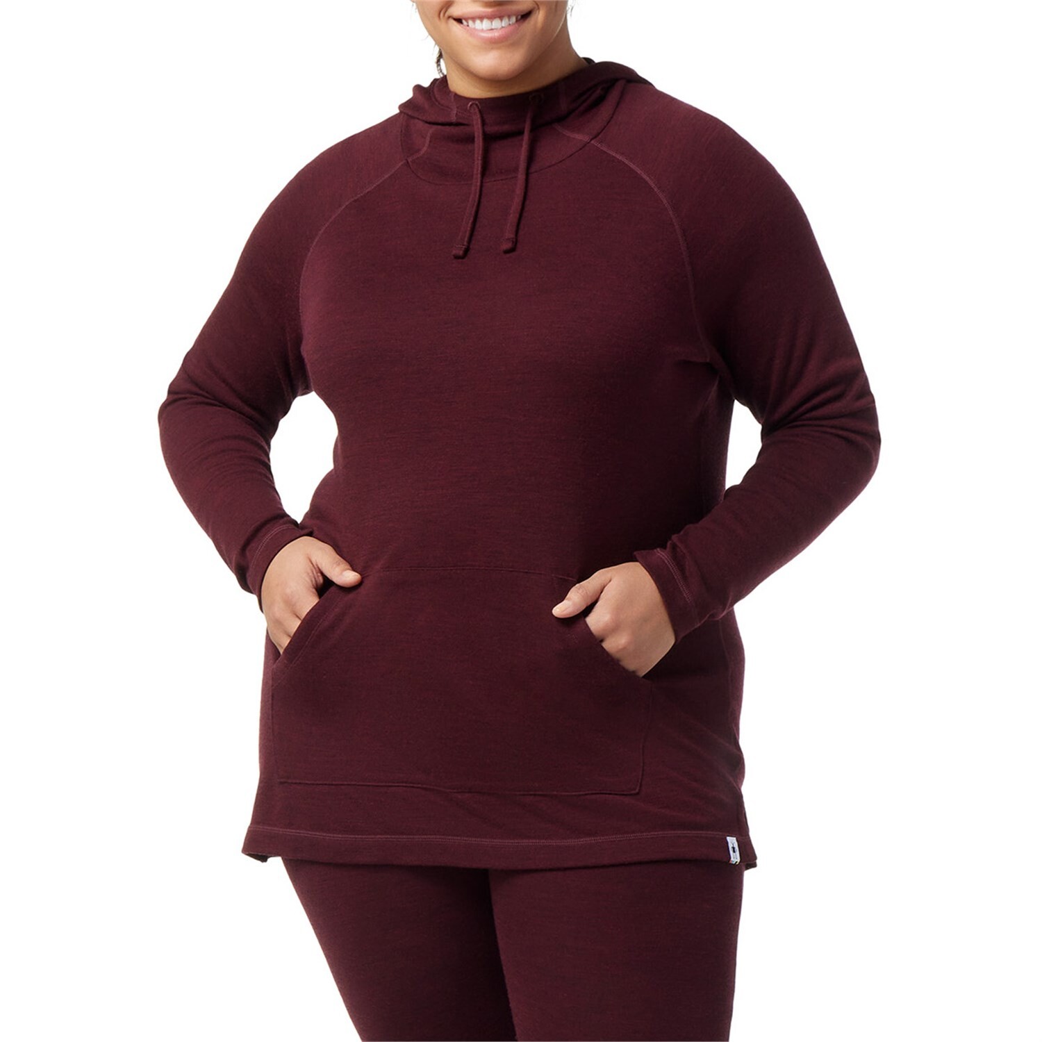 

Толстовка женская Smartwool Thermal Merino Drape Neck Plus, чёрный
