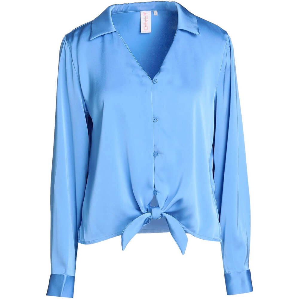 

Блузка Only Solid color, светло-синий