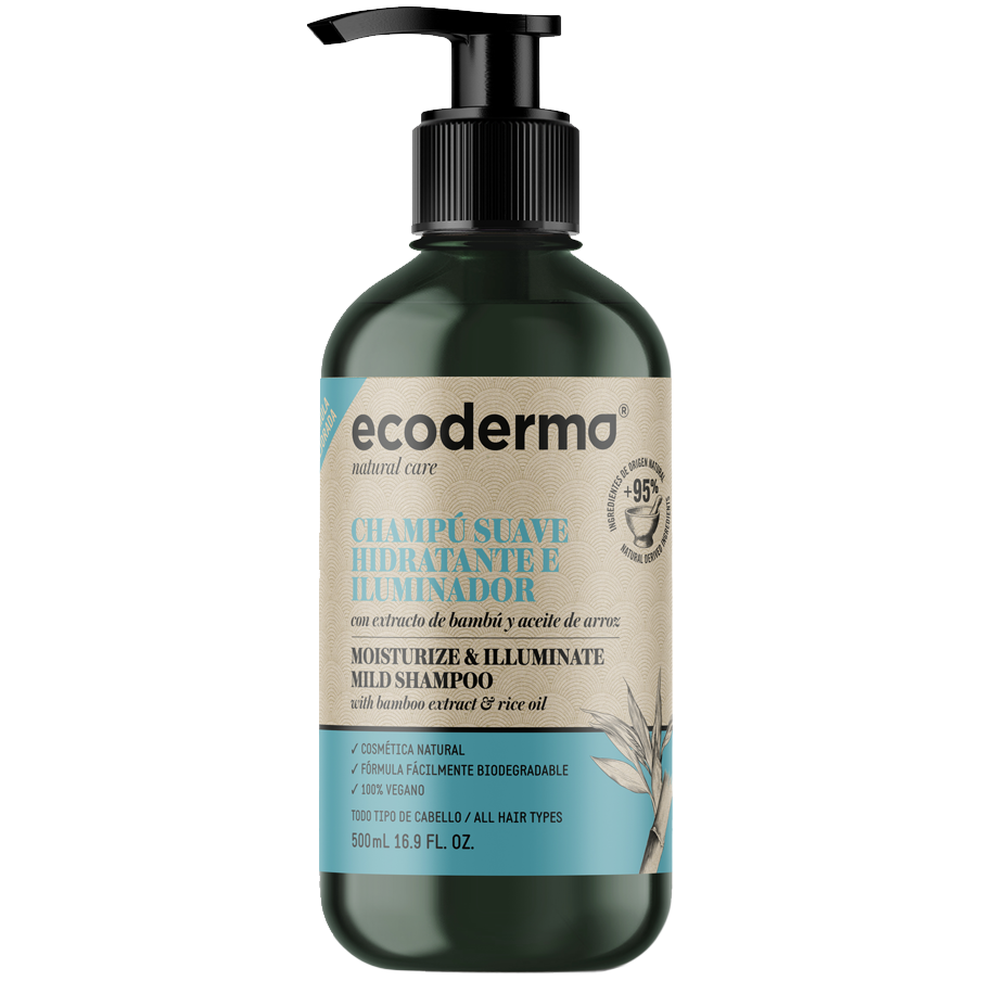 Ecoderma увлажняющий шампунь для волос, 500 мл