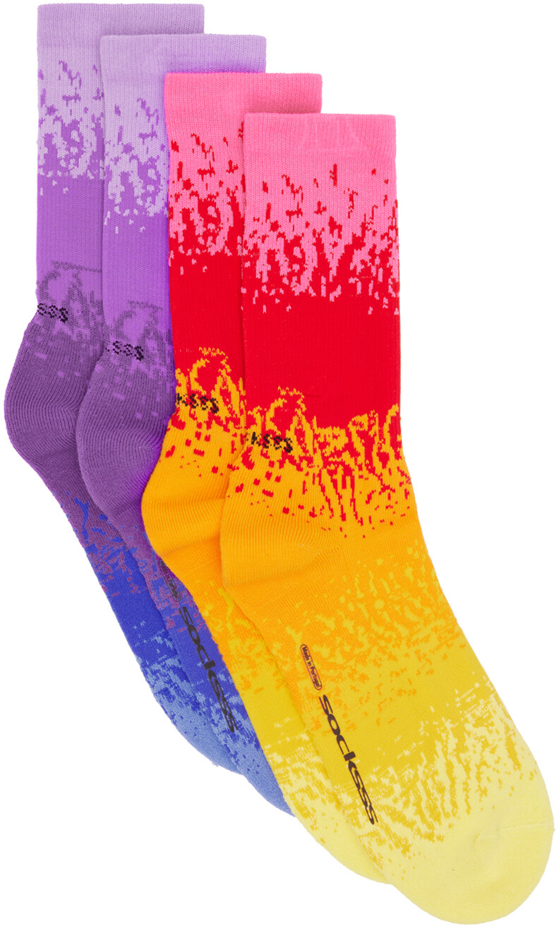 

Набор из двух разноцветных носков SOCKSSS