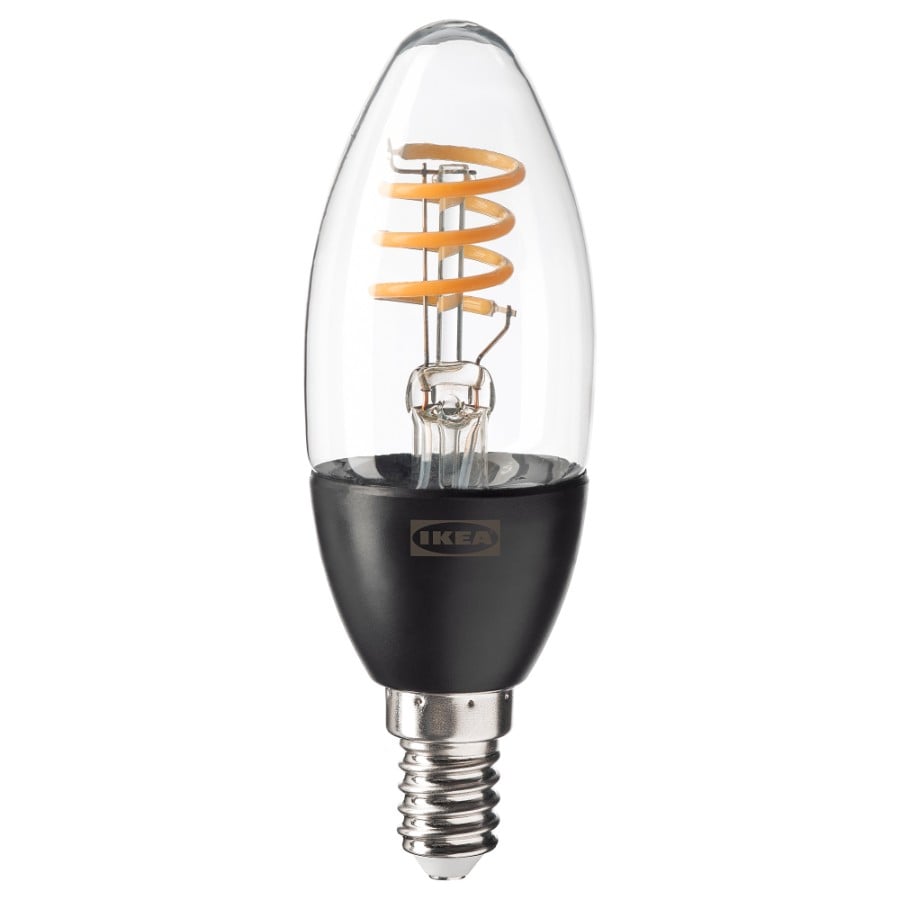 Светодиодная лампочка, E14 250 лм Ikea Tradfri Smart Wireless Dimmable, теплый белый - фото