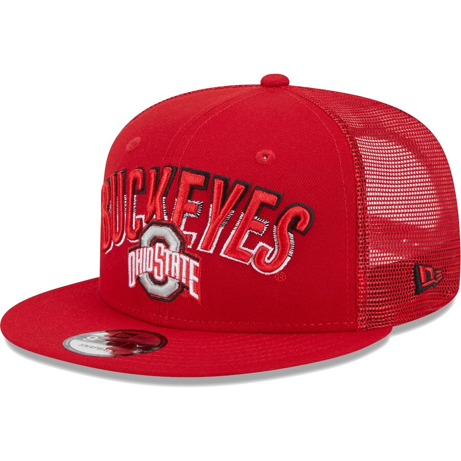 

Бейсболка New Era Ohio State Buckeyes, алый