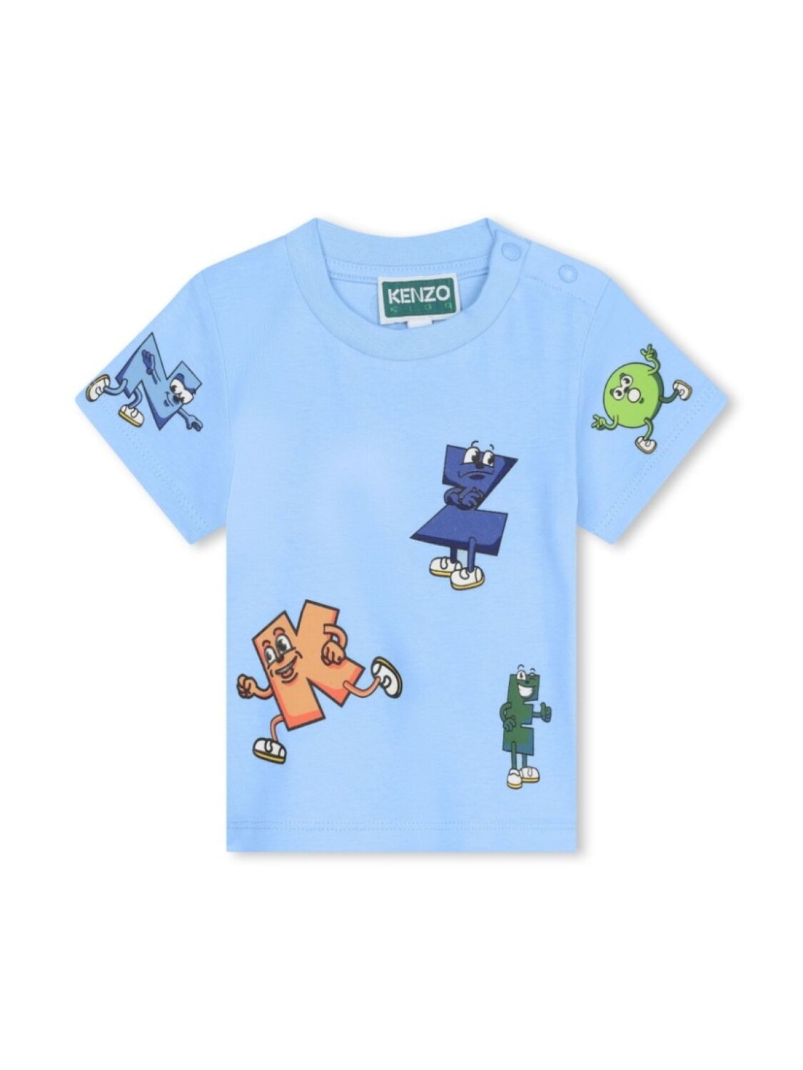 

Kenzo Kids футболка с логотипом, синий