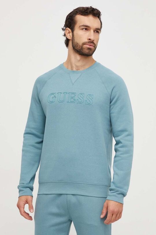 

Фуфайка Guess, бирюзовый, Зеленый