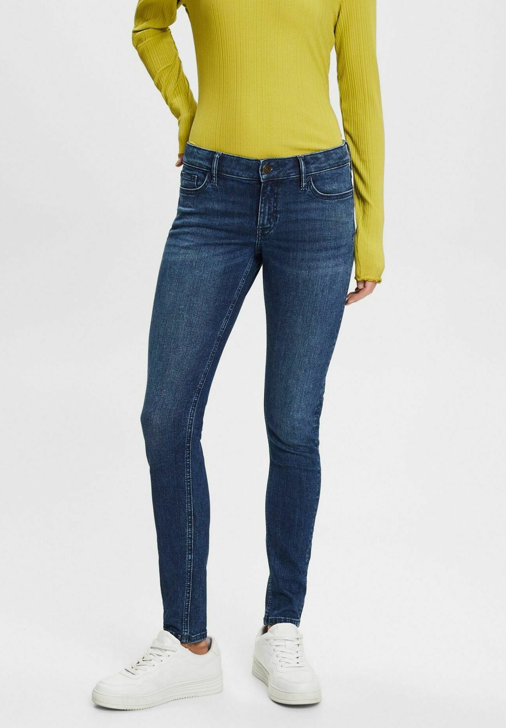 

Джинсы узкого кроя Esprit, цвет blue dark wash