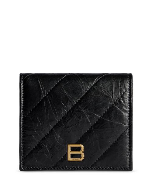 

Crush Flap Coin &; Держатель карты Balenciaga, цвет Black
