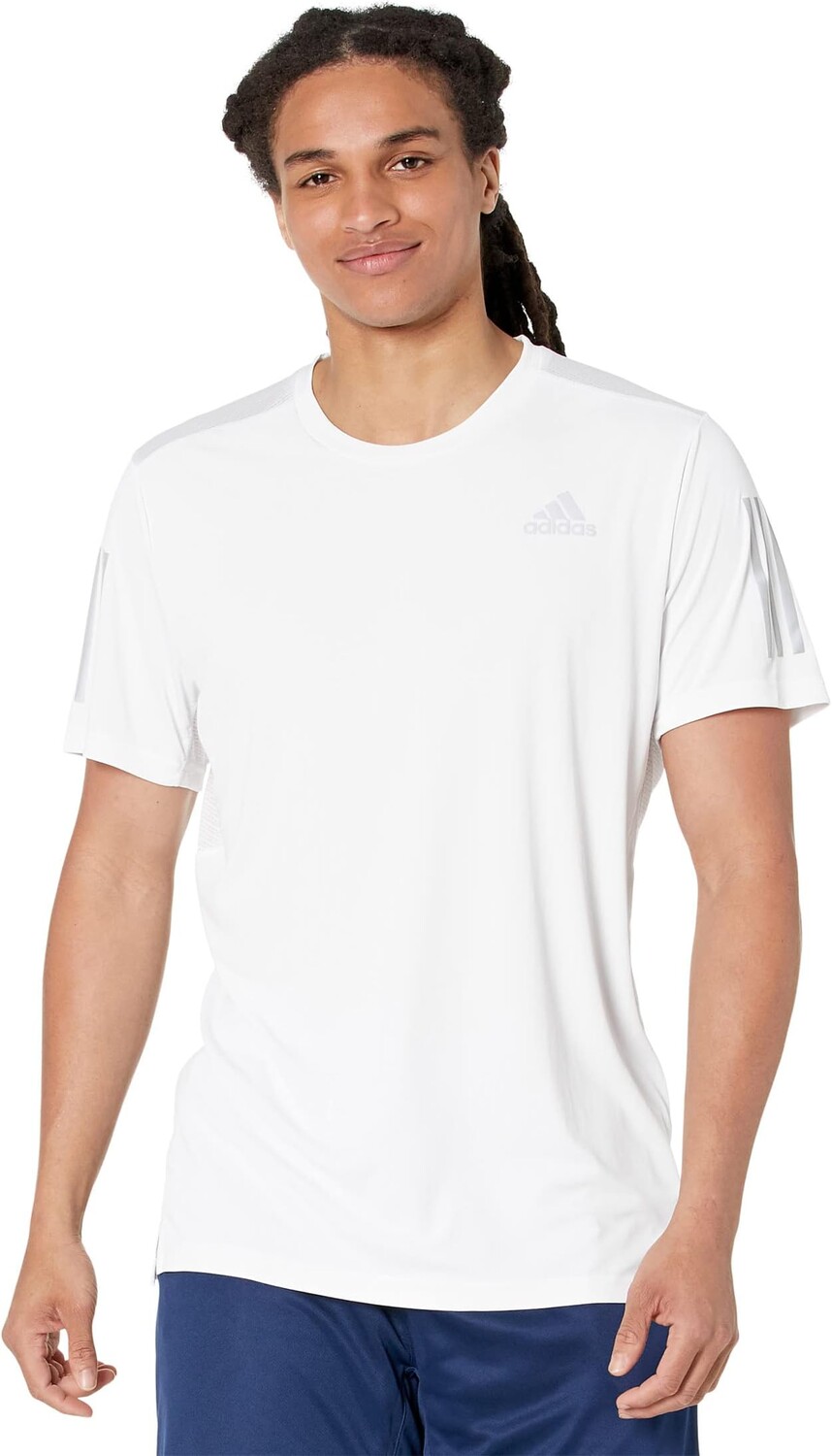 

Собственная футболка Run adidas, цвет White/Reflective Silver 1