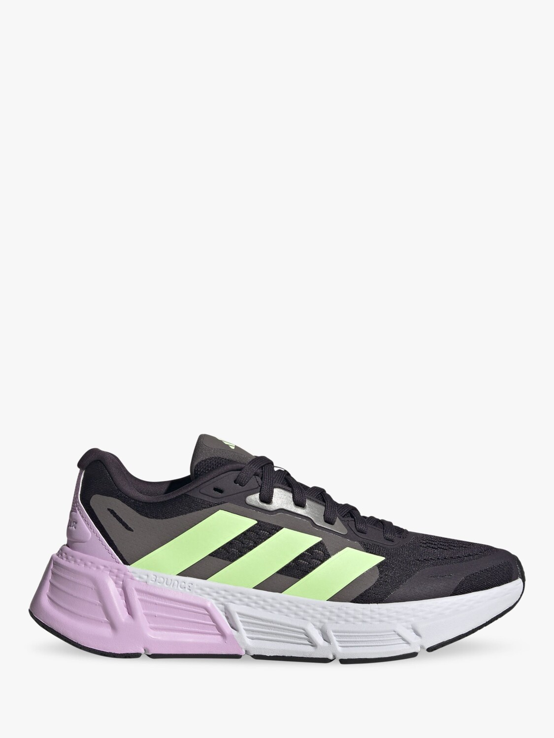 

Женские кроссовки Questar 2 Bounce adidas, зеленый/сиреневый