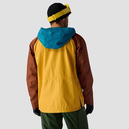 

Анорак Shell мужской Stoic, цвет Ink Blue/Mineral Yellow/Tortoise Shell