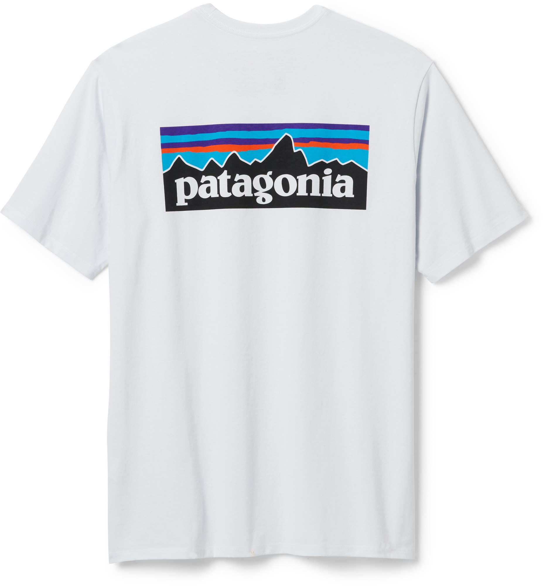 Футболка P-6 Logo Responsibili — мужская Patagonia, белый футболка с принтом logo responsibili tee patagonia цвет milled yellow