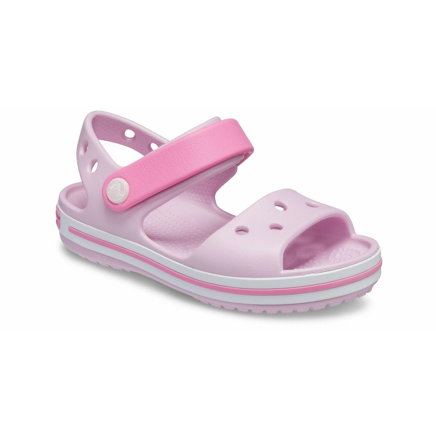 

Сандалии Crocband Sandalo K - 12856-6GD Розовый CROCS, розовый / розовый / розовый