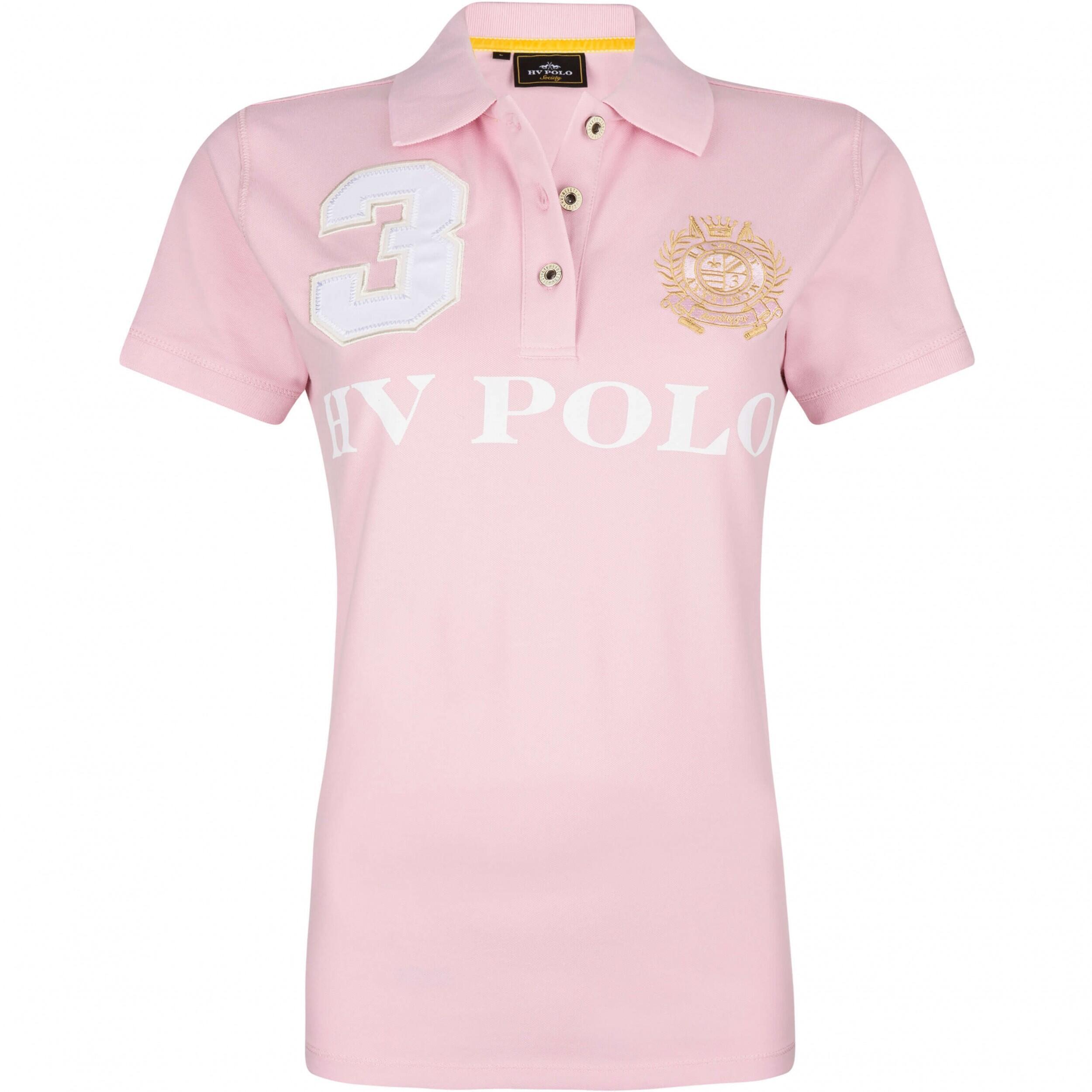 рубашка jnby розовый Рубашка-поло женская Polo HVP Favoritas EQ, розовый