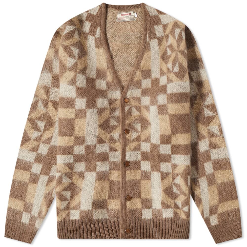 

Джемпер Anonymous Ism Vintage Quilt Mohair Cardigan, Коричневый
