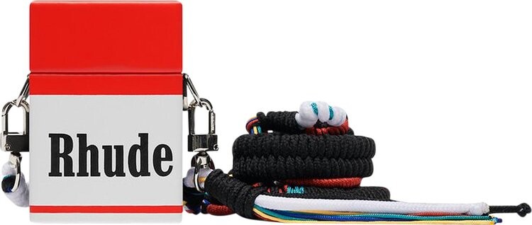 

Сумка Rhude Cig Logo Box Bag White, белый