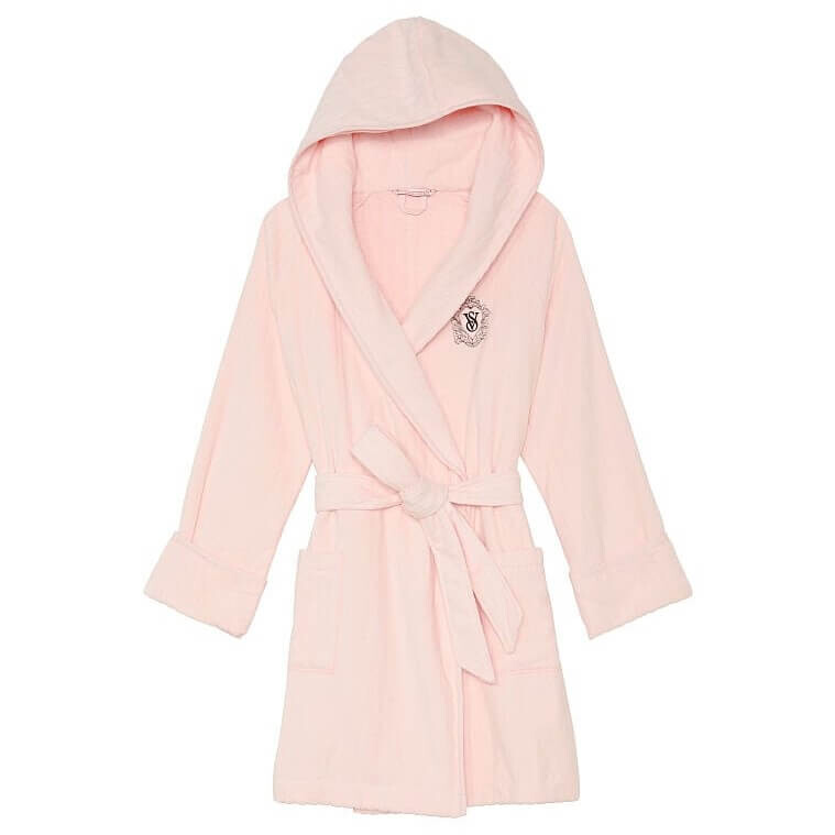 

Халат Victoria's Secret Terry Hooded, розовый