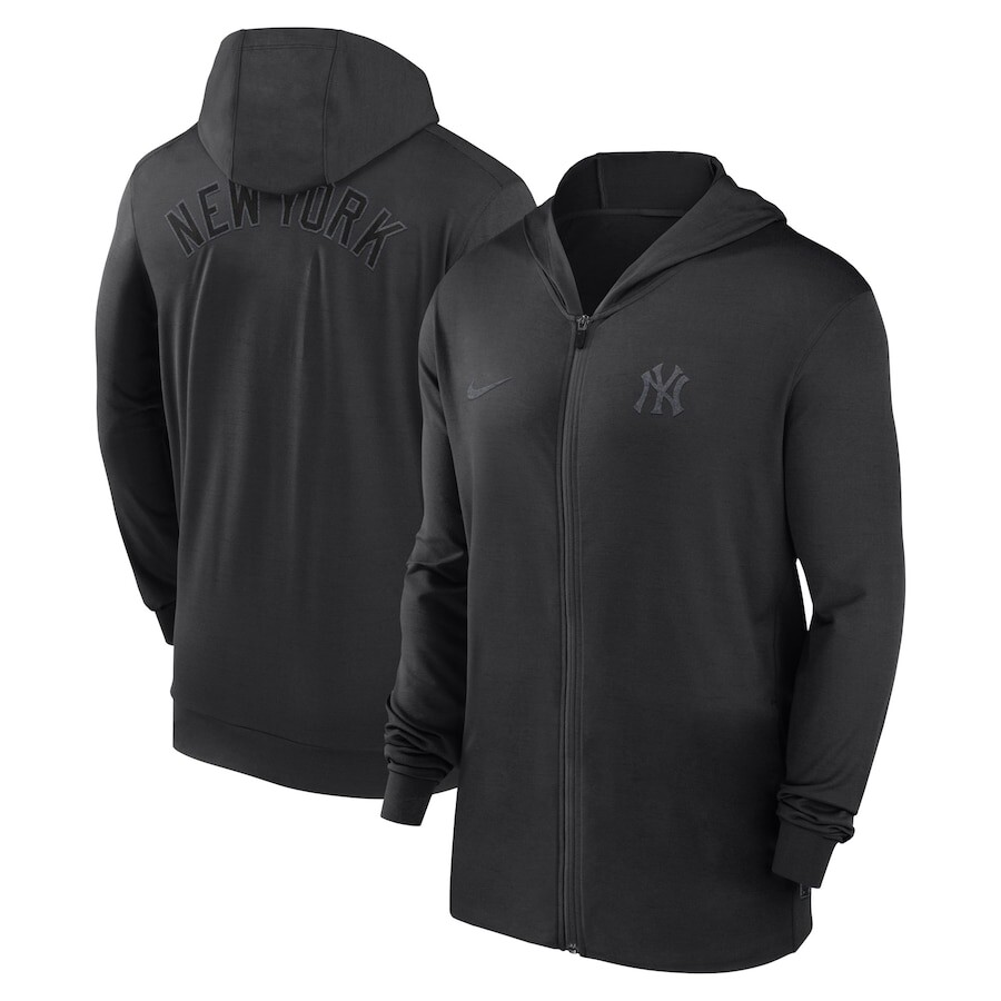 

Толстовка на молнии Nike New York Yankees, черный