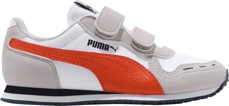 

Кроссовки Puma Cabana Racer SL V PS Grey Orange, белый