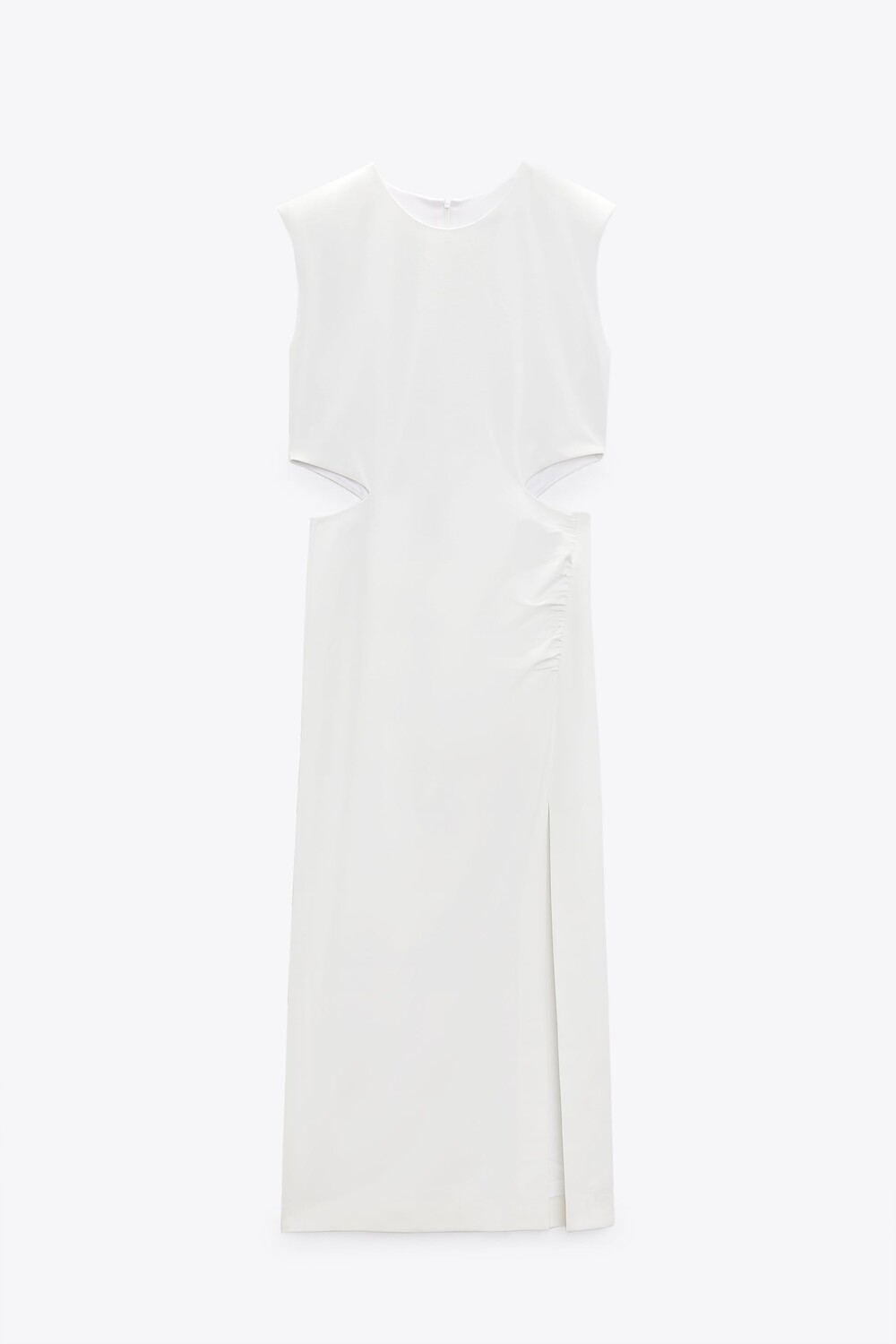 

Платье Zara With Cut-out Detail, экрю