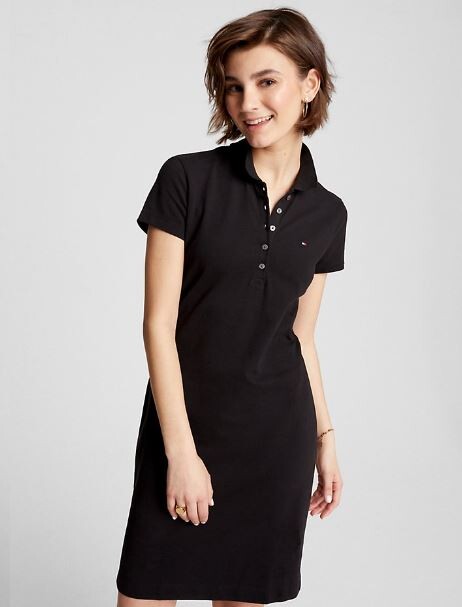 

Платье-поло Tommy Hilfiger Solid Polo, черный