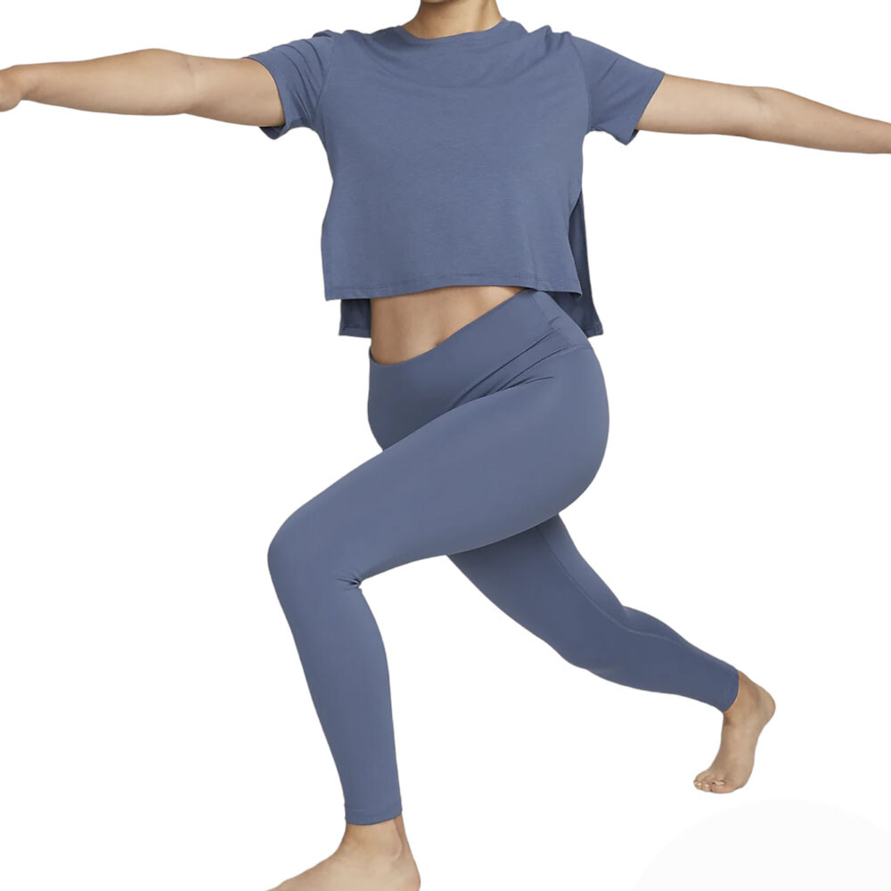

Леггинсы Nike Yoga High-Rise 7/8, голубой, Синий