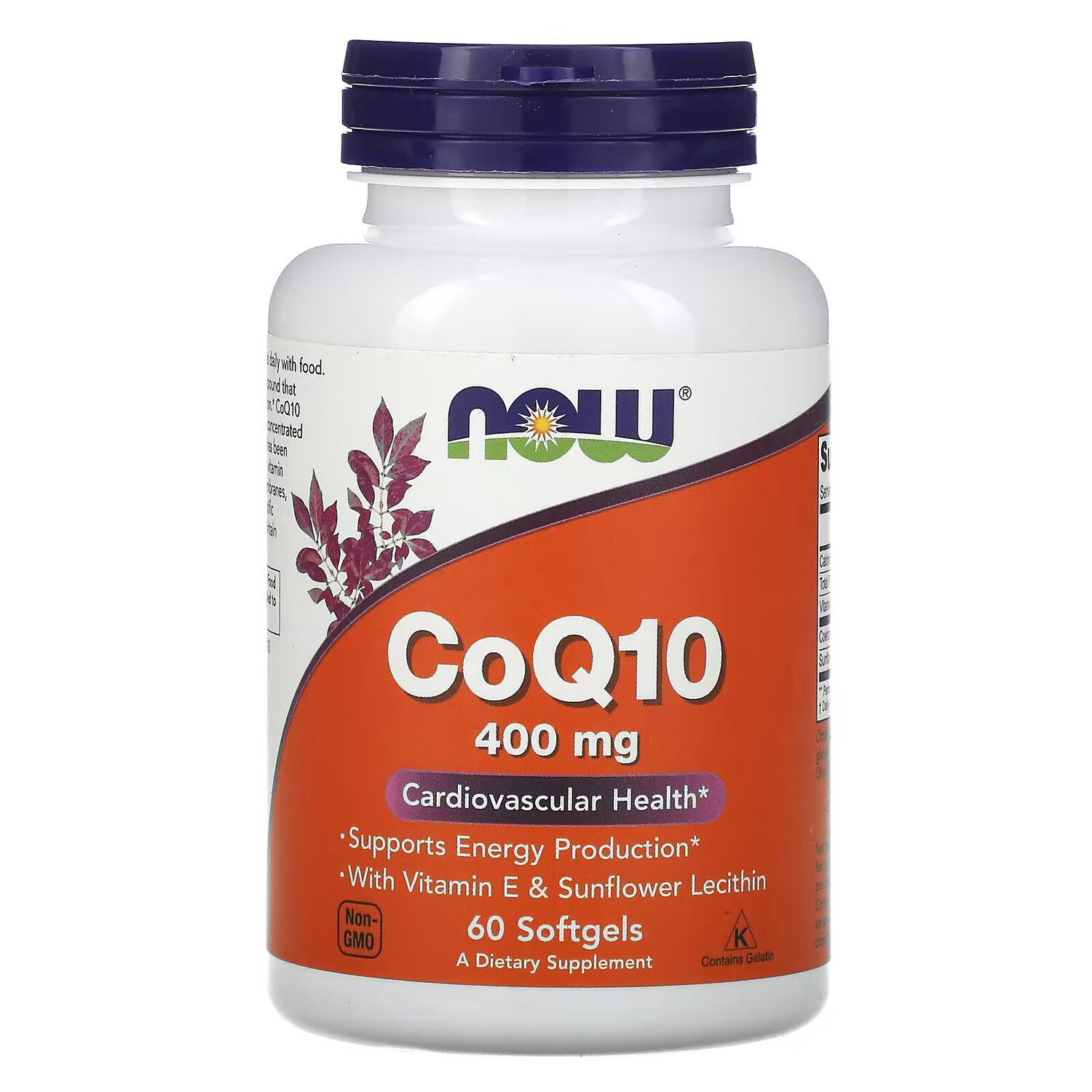 

NOW Foods, коэнзим Q10, 400 мг, 60 капсул