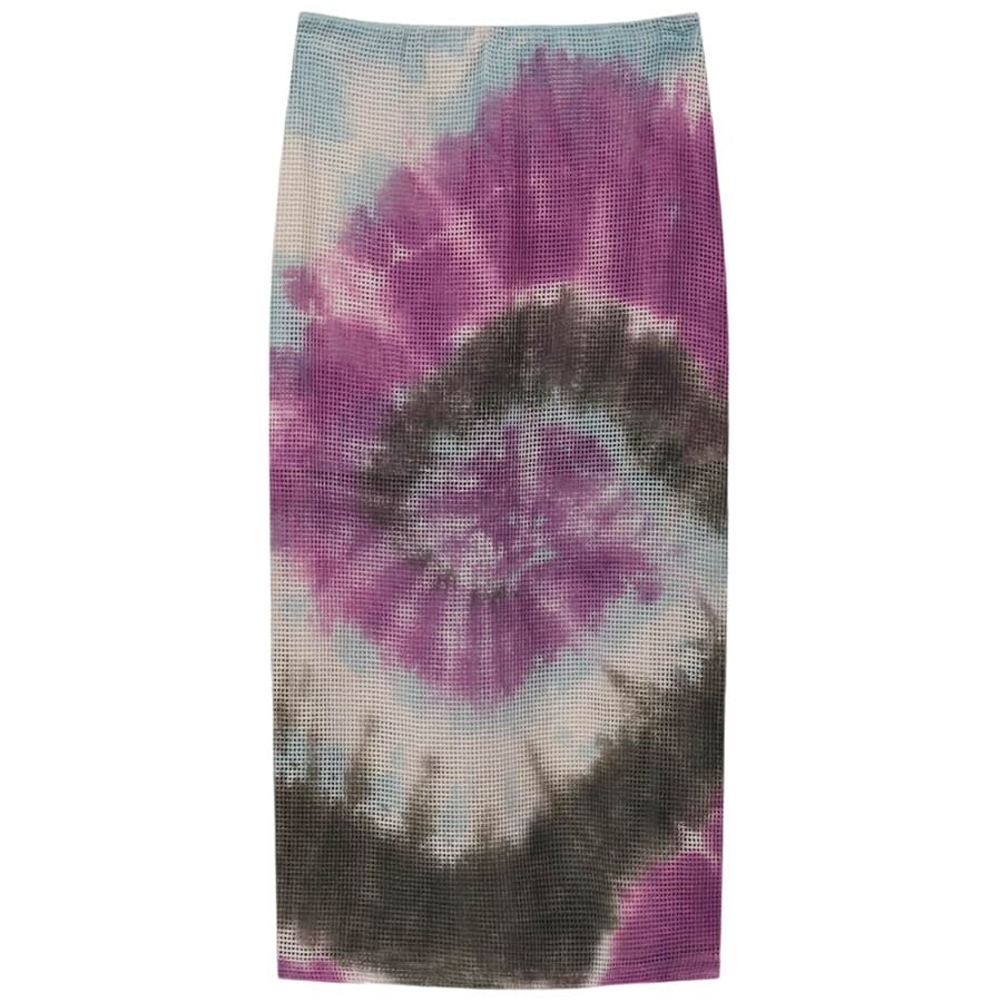

Юбка Pull&Bear Mesh Tie-Dye Medium-Length, мультиколор