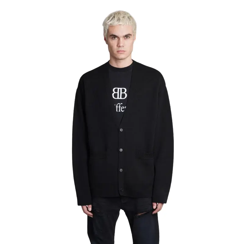 

Кардиган Balenciaga Wool, черный