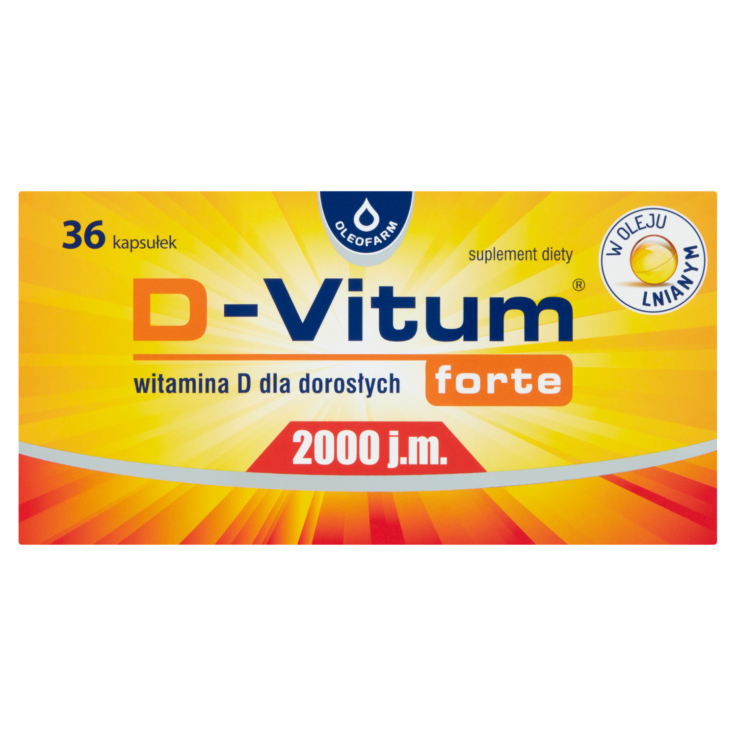 Oleofarm D-Vitum Forte биологически активная добавка, 36 капсул/1 упаковка oleofarm collaflex биологически активная добавка 60 капсул 1 упаковка