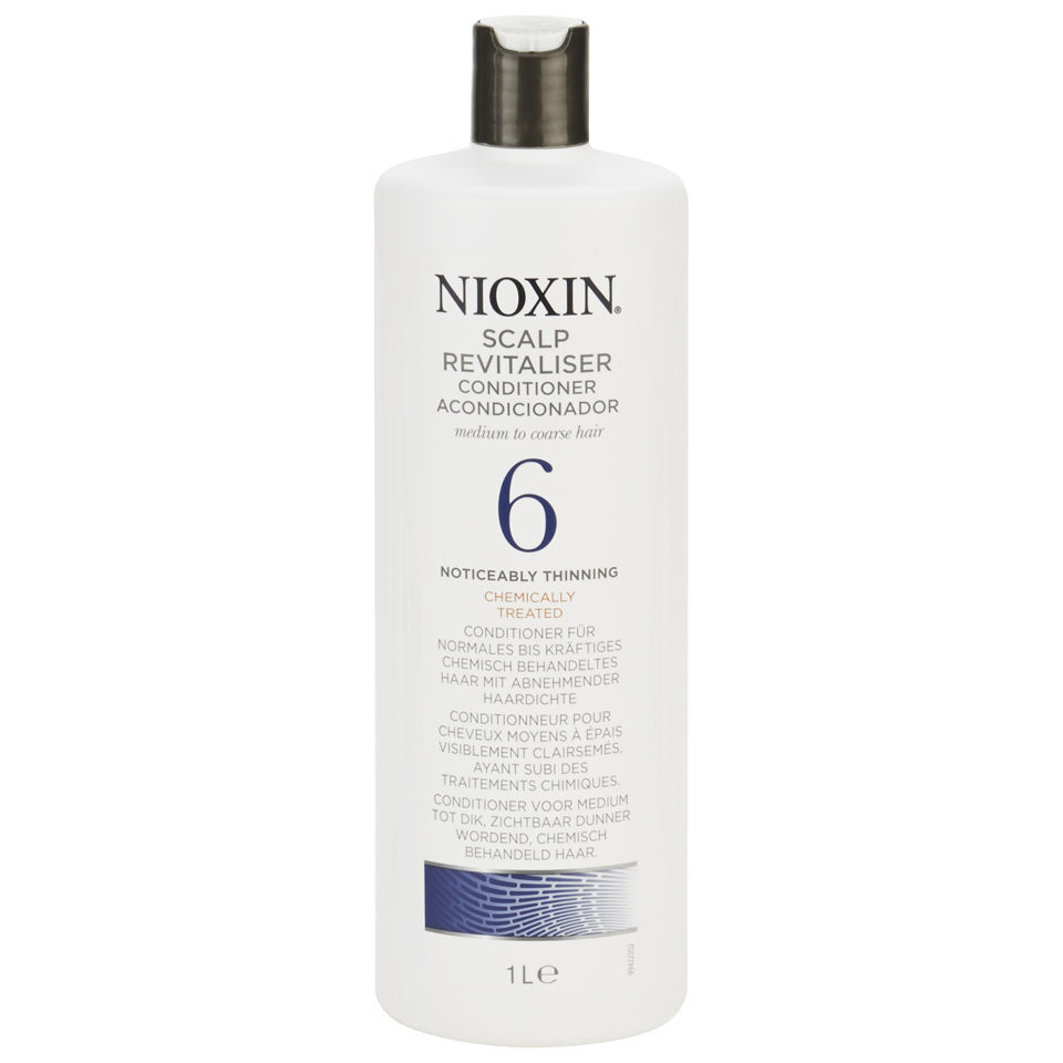 Nioxin System 6 кондиционер для сильно истонченных и химически обработанных волос, 1000 мл
