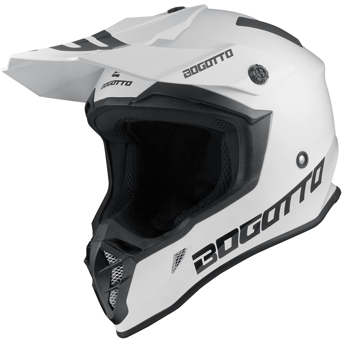 Шлем Bogotto V332 с логотипом, белый