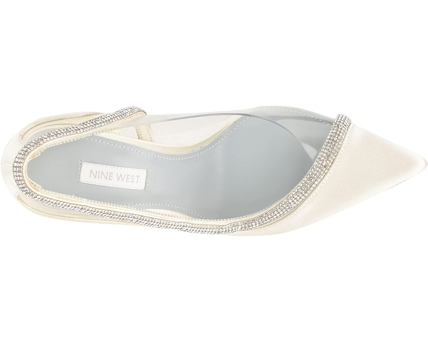

Туфли на каблуках Finna 7 Nine West, слоновая кость атлас