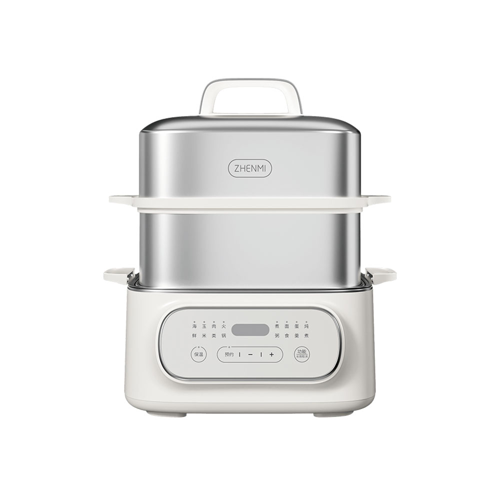 Электрическая кастрюля-пароварка Xiaomi Zhenmi Steel Man Cooking Pot Z10 9.3L (CN), ZMZG-10, белый