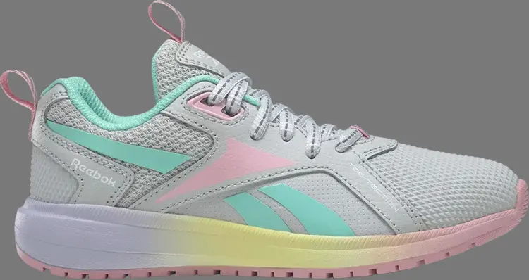 

Кроссовки durable xt little kid 'grey pink glow' Reebok, серый
