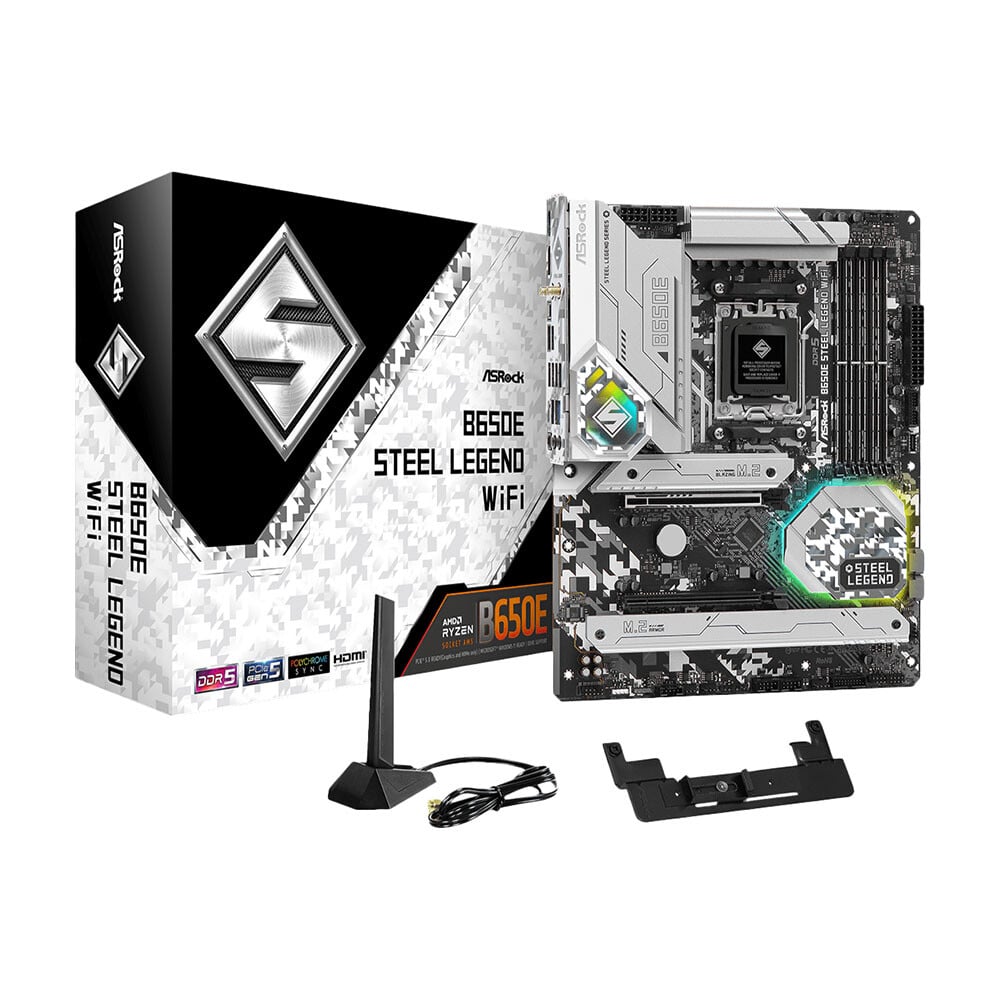 

Материнская плата AsRock B650E Steel Legend, AM5, DDR5, Wi-Fi