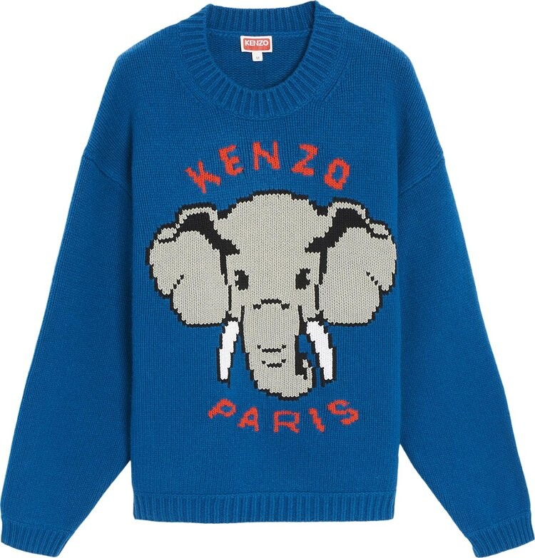 

Джемпер Kenzo Pixel Elephant Jumper 'Cyan', синий