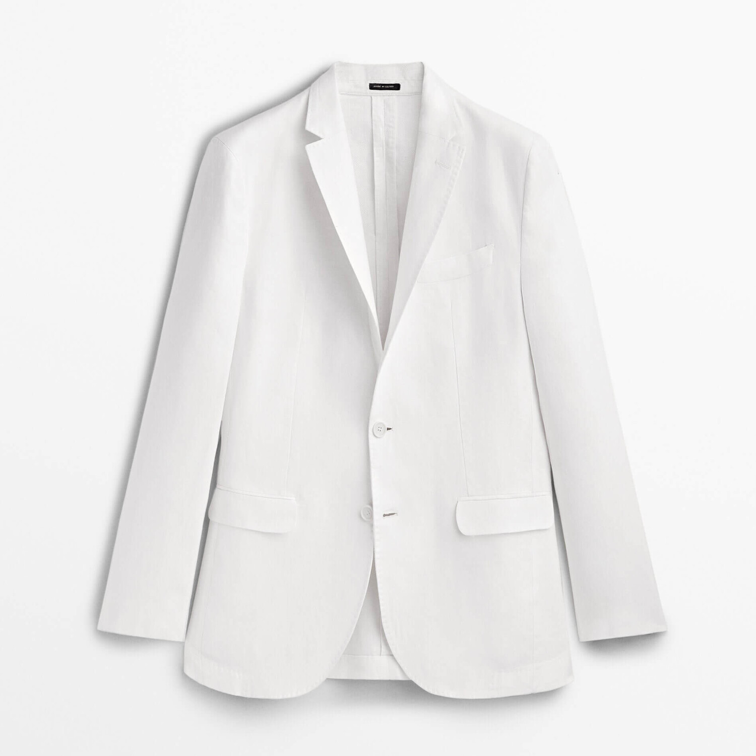 

Пиджак Massimo Dutti 100% Linen, белый