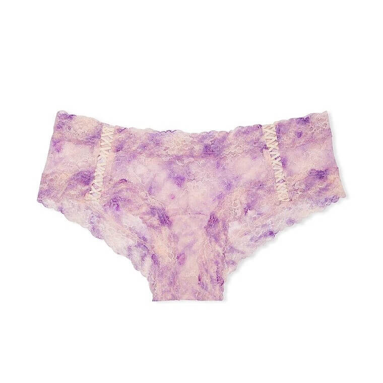 

Трусики Victoria's Secret The Lacie Posey Lace Waist Cotton, светло-розовый