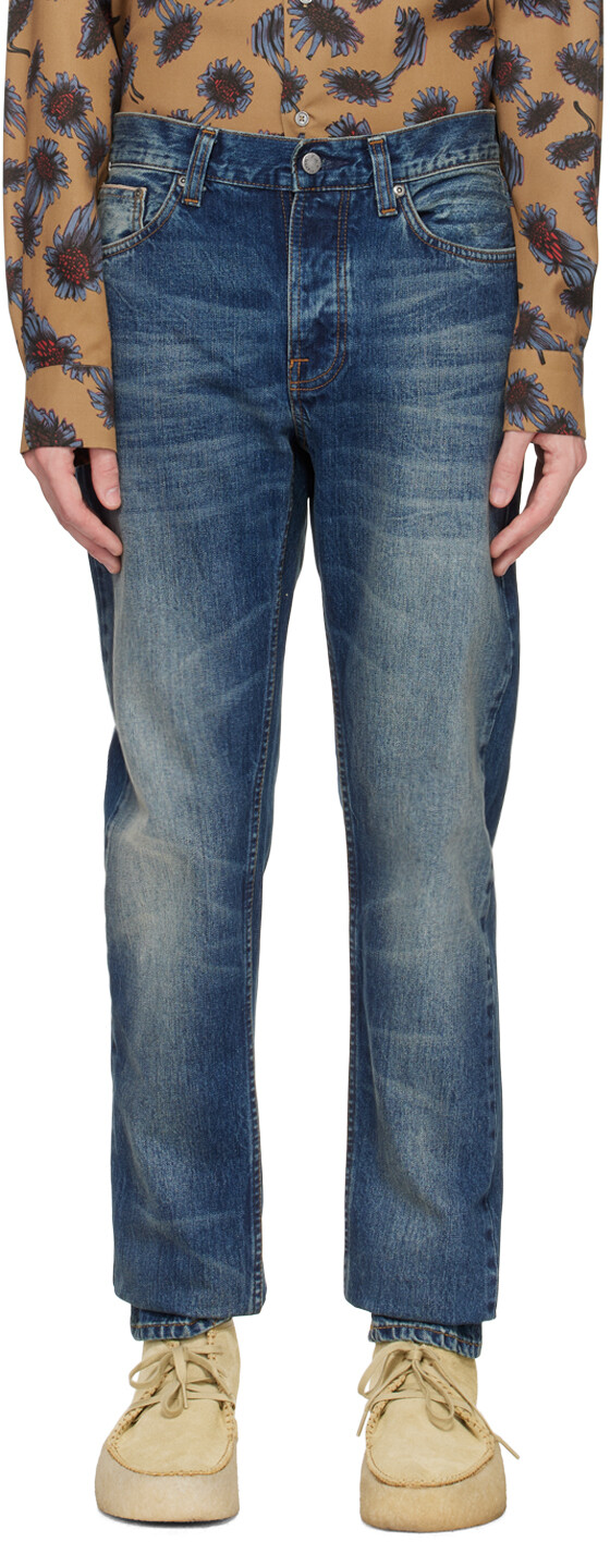 

Синие джинсы Steady Eddie II Nudie Jeans