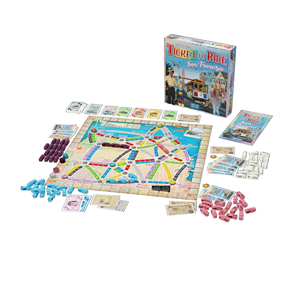 Настольная игра Days of Wonder: Ticket to Ride San Francisco – заказать с  доставкой из-за рубежа через онлайн-сервис «CDEK.Shopping»