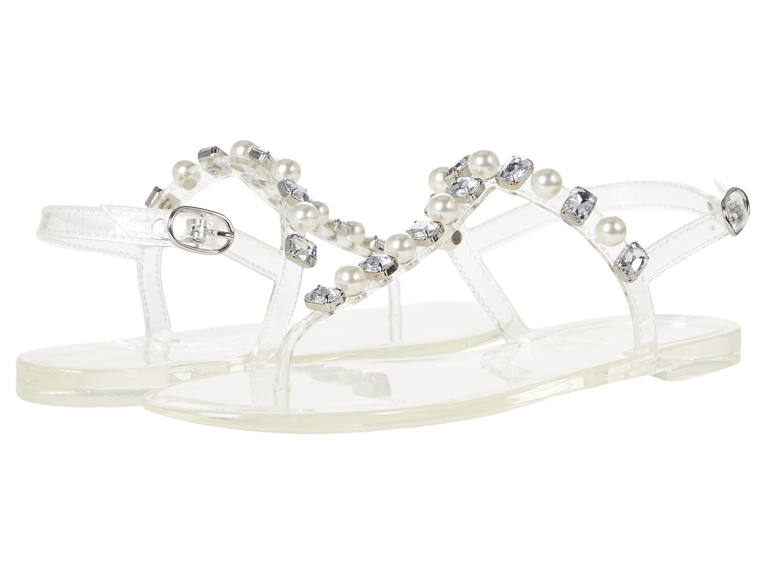 

Сандалии Stuart Weitzman, Goldie Crystal Jelly