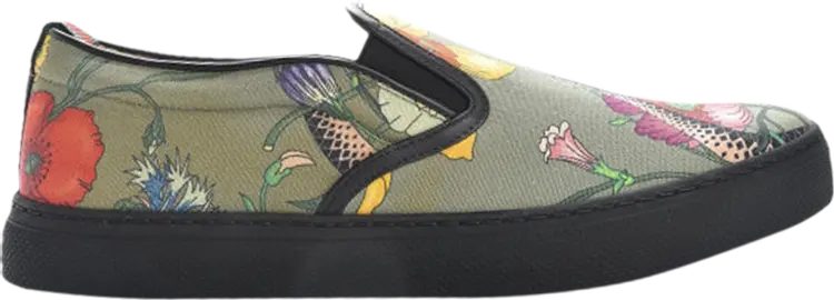 

Кроссовки Gucci Dublin Slip-On Dino Jungle, разноцветный