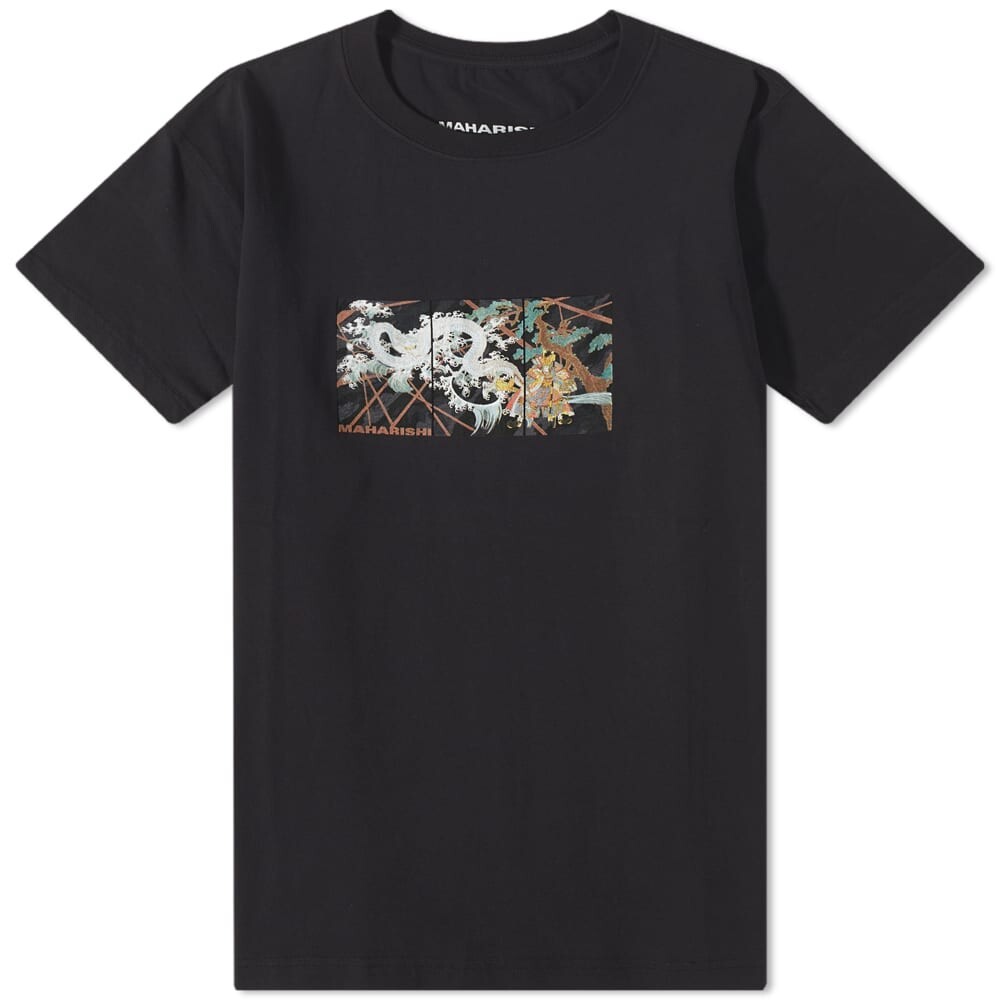

Футболка Maharishi Triptych Water Dragon Tee, Черный