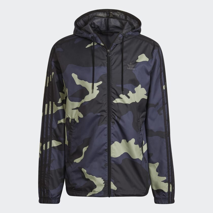 

Ветровка adidas Graphics Camo, темно-синий/черный/хеленый