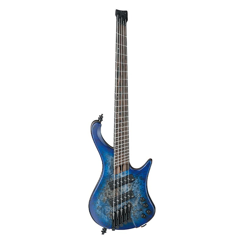 

Ibanez EHB1505MS-PLF Эргономичная безголовая 5-струнная бас-гитара 2023 - Pacific Blue Burst Flat EHB1505MS-PLF Ergonomic Headless 5-String Bass