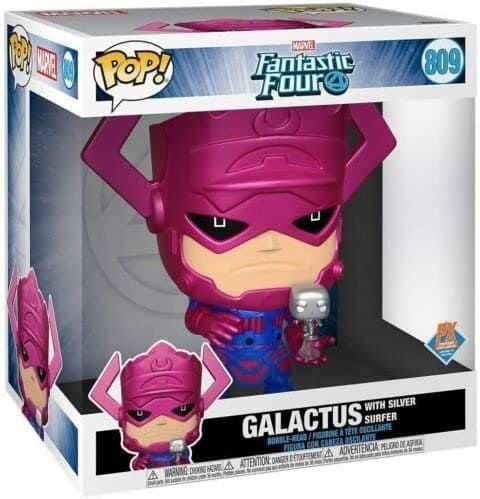 Виниловая фигурка Funko POP! Jumbo Marvel Galactus (Версия металлик) серебряный чокер с розовым опалом