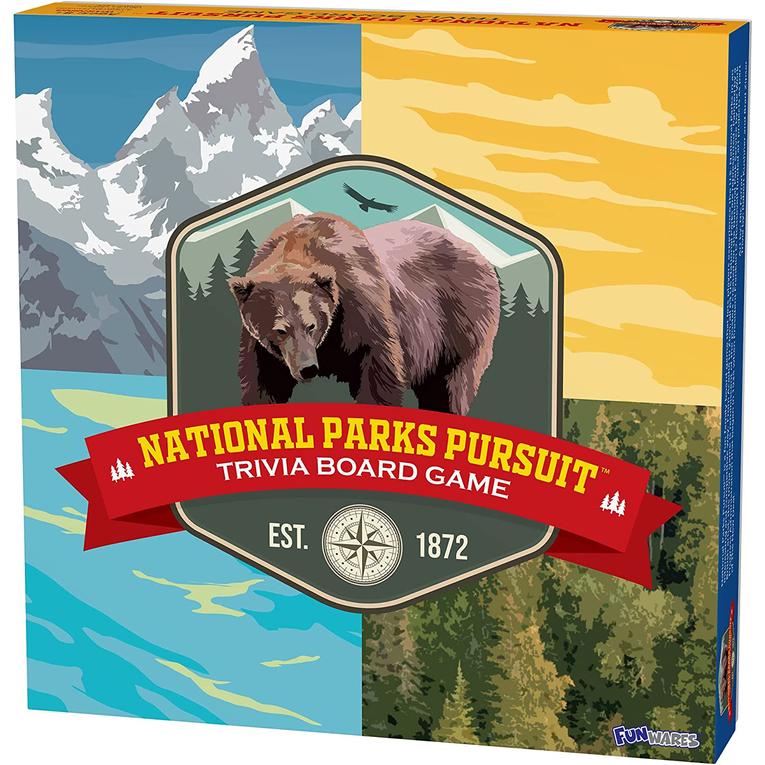 Настольная игра Funwares National Parks Pursuit: Trivia