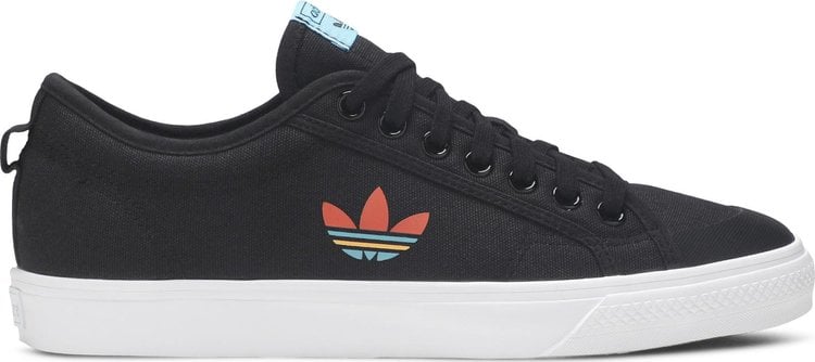 Кроссовки Adidas Nizza 'Colorful Trefoil - Black', черный - фото